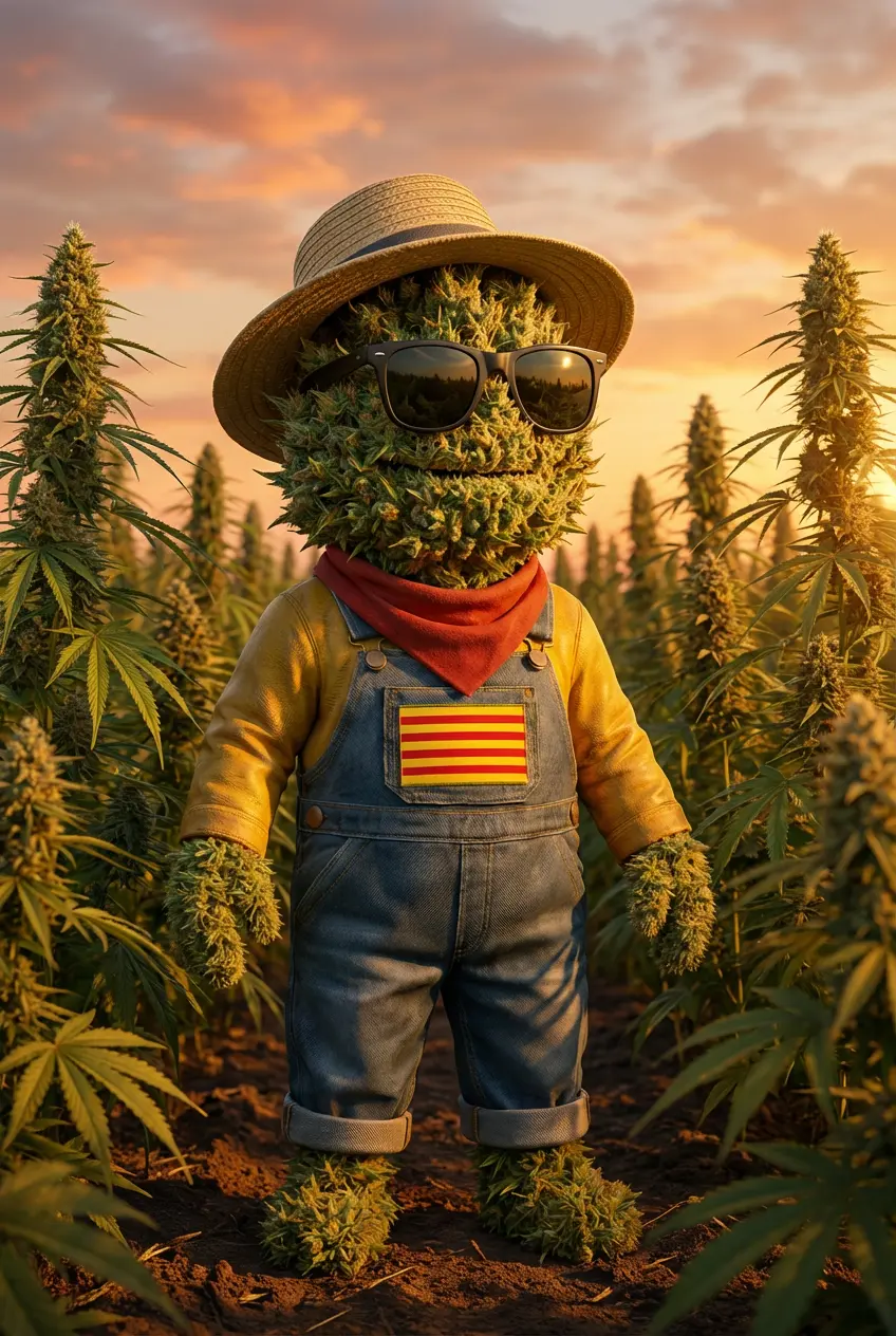 Jonathan producteur CBD Widaki dans son champ de chanvre, défenseur du sol vivant et de l'eau de forage