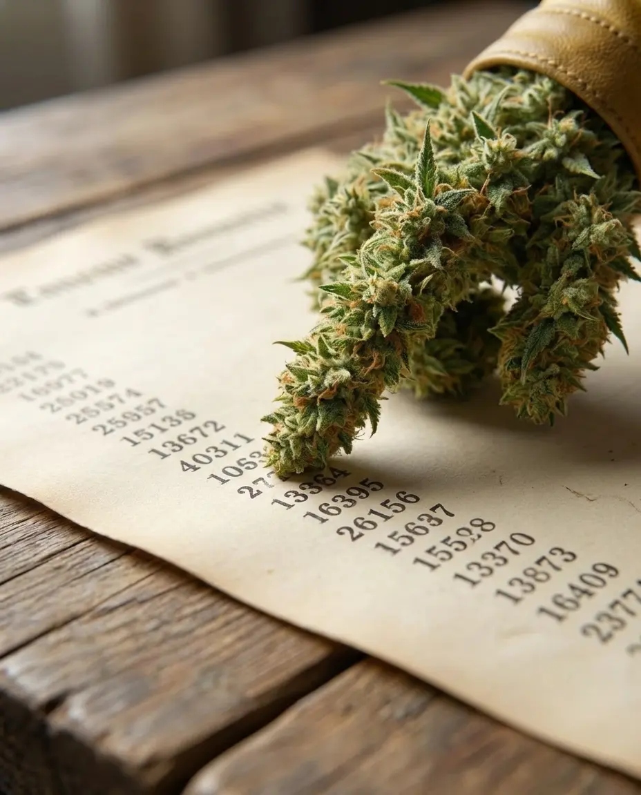 Lecture de la ligne CBDA sur un certificat d'analyse COA de fleur de CBD