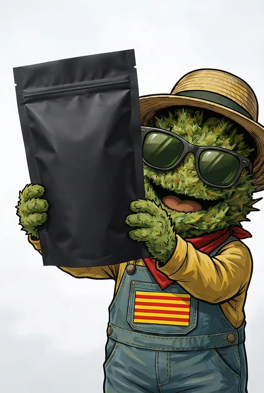 Sac Grove Bags TerpLoc noir opaque testé face à la lumière par le producteur Widaki