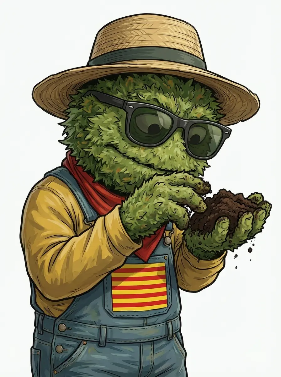 Sol vivant riche en matière organique pour la culture de chanvre CBD outdoor à Widaki