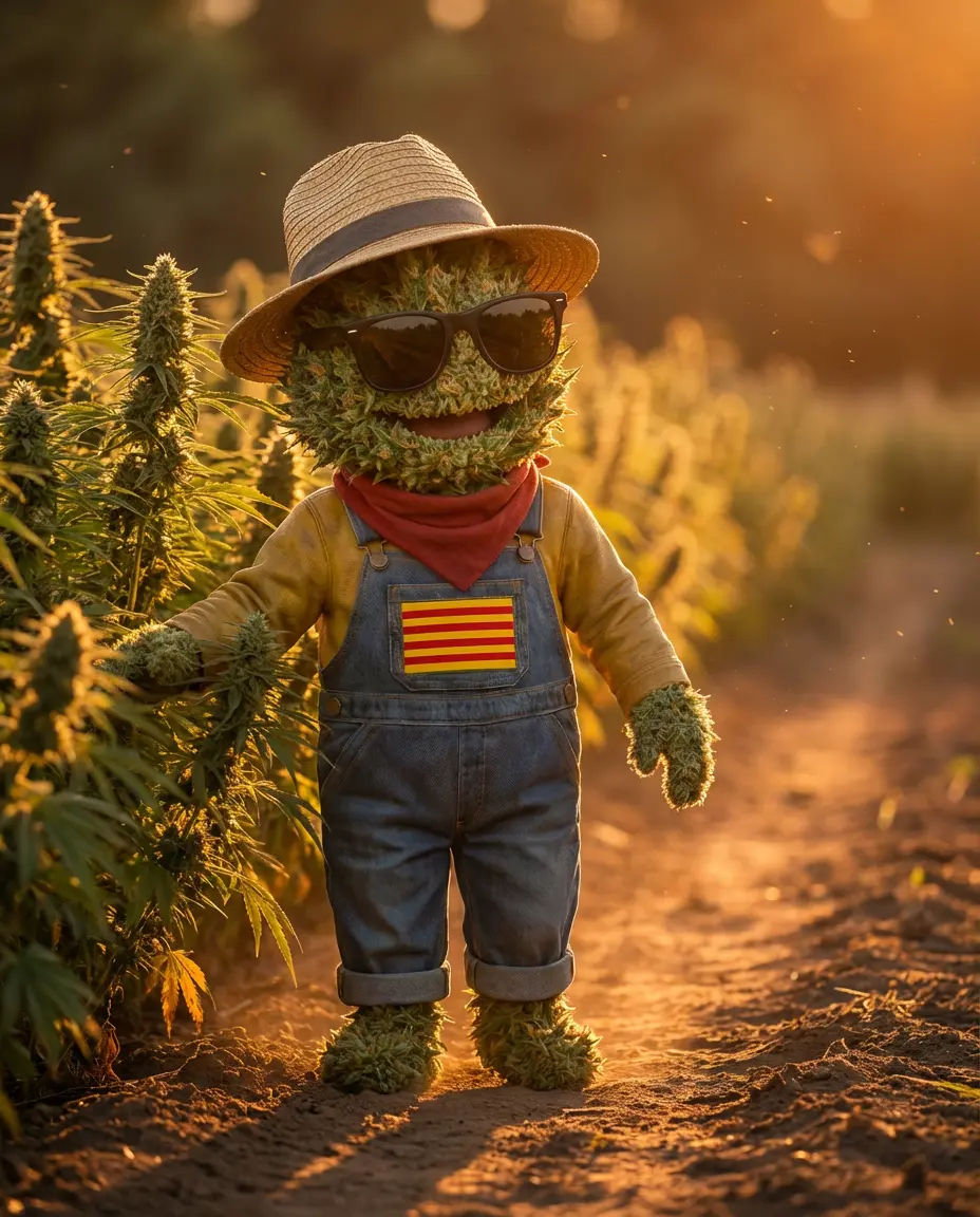 Gros plan trichomes fleur CBD outdoor Widaki, résine naturelle produite par stress UV