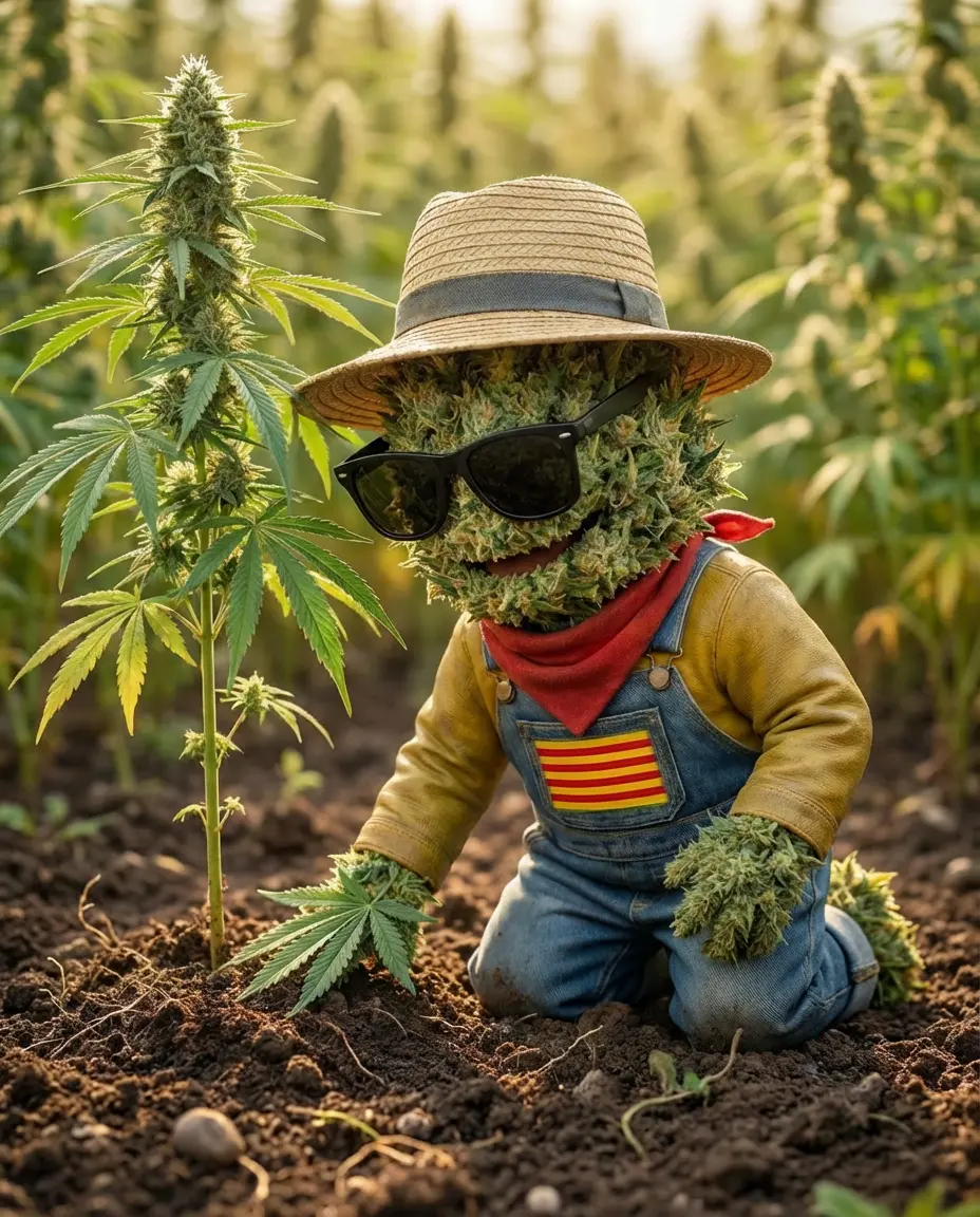 Culture CBD outdoor sous soleil méditerranéen pour stimuler la biosynthèse des terpènes à Perpignan