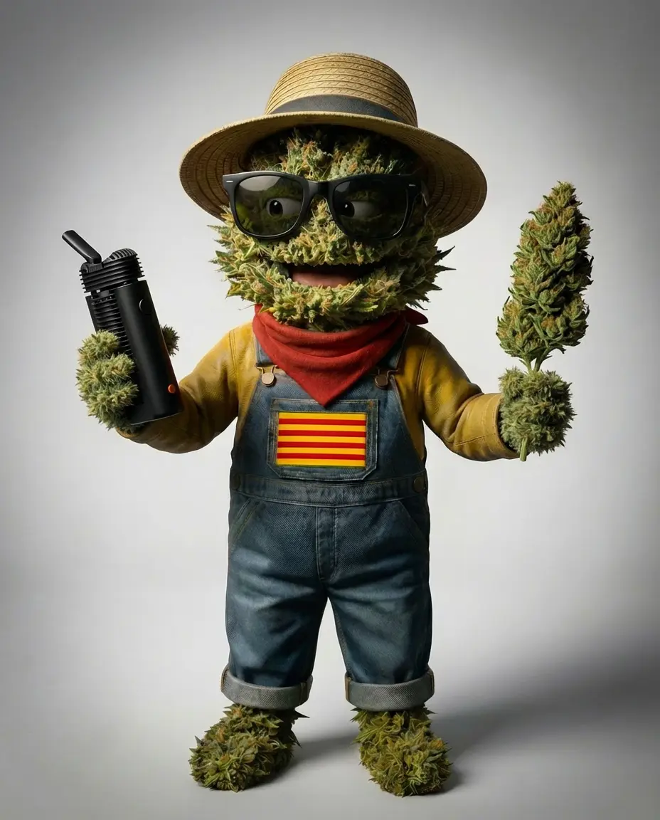 Comparaison vaporisation et combustion d'une fleur de CBD par le producteur Widaki